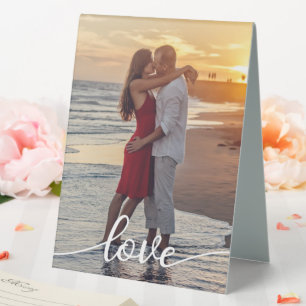 Erstellen Sie Ihr eigenes Liebe Script Romantic Co Tischaufsteller