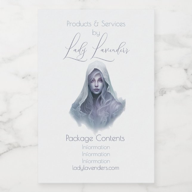 Erstellen Sie Ihr eigenes Lila Hexapothecary-Label Lebensmitteletikett (Einzelnes Label)