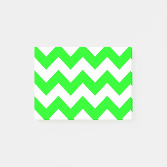 Erstellen Sie Ihr eigenes Limones Zigzag-Muster Post-it Klebezettel (Vorderseite)