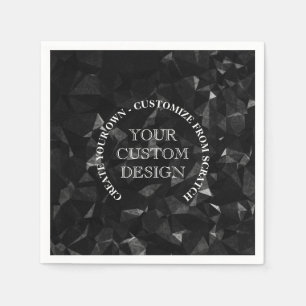 Erstellen Sie Ihr eigenes Logo/Design Serviette