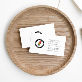 Erstellen Sie Ihr eigenes Logo Minimalistisch Visitenkarte