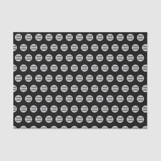 Erstellen Sie Ihr eigenes Logo-Muster Seidenpapier (Vorderseite)