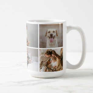 Erstellen Sie Ihr eigenes maßgeschneidertes 5-Foto Kaffeetasse