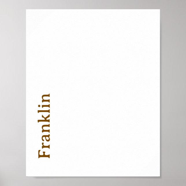 Erstellen Sie Ihr eigenes mattes Poster (Vorne)