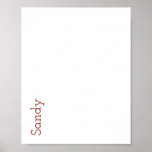 Erstellen Sie Ihr eigenes mattes Poster