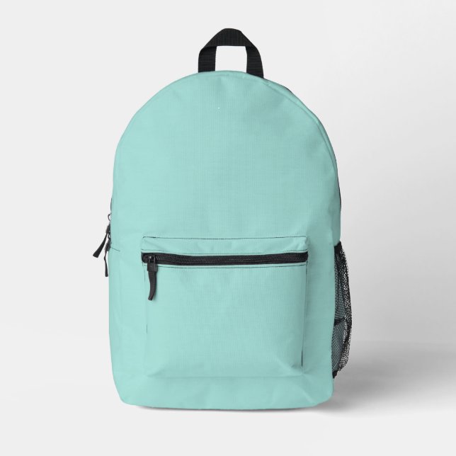 Erstellen Sie Ihr eigenes Meeresbecken grün Bedruckter Rucksack (Vorderseite)
