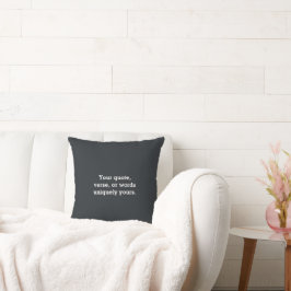 Erstellen Sie Ihr eigenes minimalistisches moderne Kissen