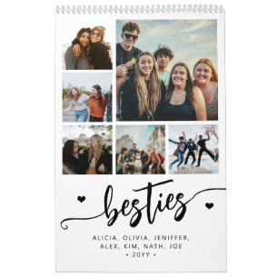 Erstellen Sie Ihr eigenes modernes lustiges Foto v Kalender