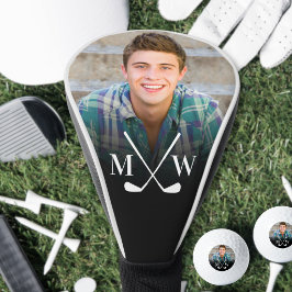 Erstellen Sie Ihr eigenes Monogrammfoto Golf Headcover