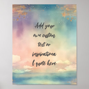 Erstellen Sie Ihr eigenes Motivierend Angebot für  Poster