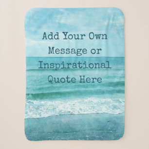 Erstellen Sie Ihr eigenes Motivierend Inspirations Sherpadecke