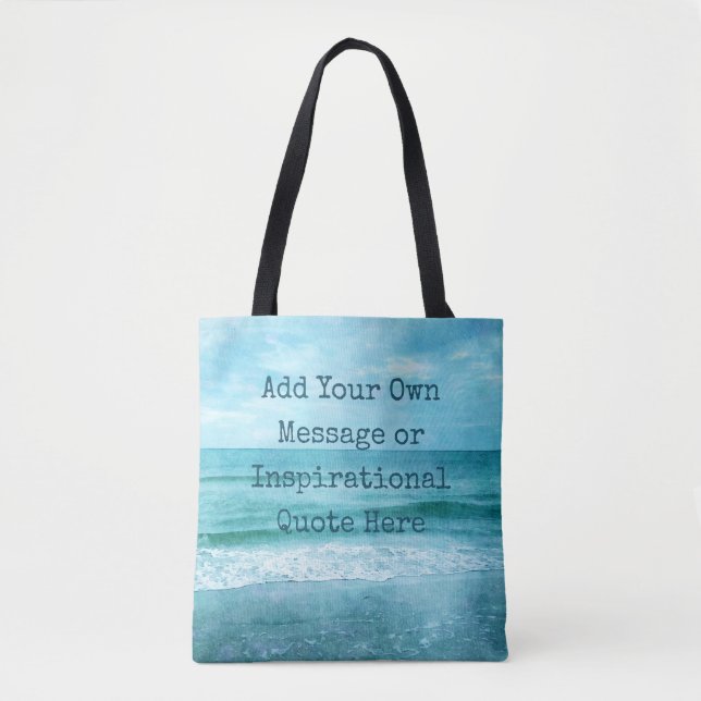 Erstellen Sie Ihr eigenes Motivierend Inspirations Tasche (Vorderseite)