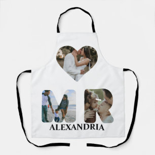 Erstellen Sie Ihr eigenes Mr. and Mrs. Foto Matchi Schürze