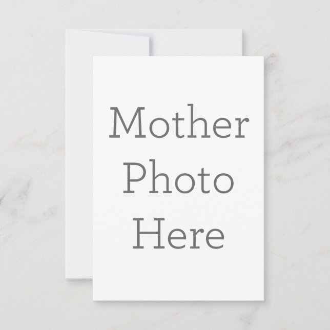 8.89 cm x 12.7 cm Flache Dankeskarte (Vorderseite)