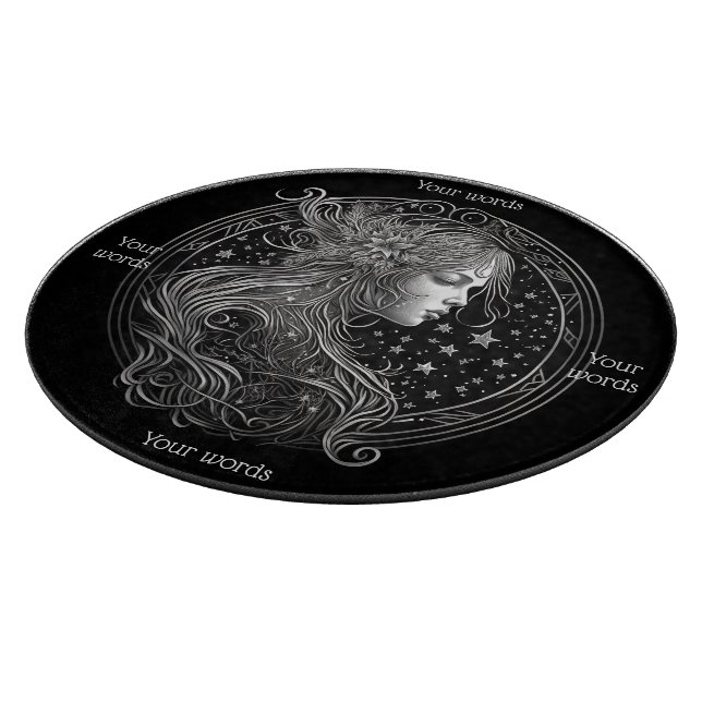 Erstellen Sie Ihr eigenes mystisches Virgo Glass A Schneidebrett (Ecke)