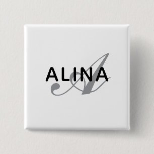 Erstellen Sie Ihr eigenes Namensmonogramm-Design 2 Button
