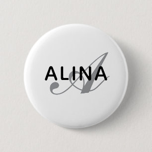 Erstellen Sie Ihr eigenes Namensmonogramm-Design 2 Button
