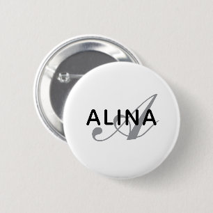 Erstellen Sie Ihr eigenes Namensmonogramm-Design 2 Button