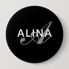 Erstellen Sie Ihr eigenes Namensmonogramm-Design 4 Button