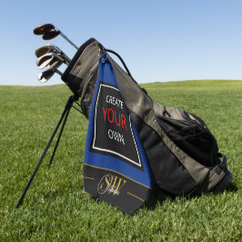 Erstellen Sie Ihr eigenes Navy Blue - mit Monogram Golfhandtuch