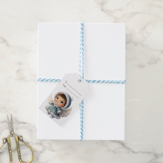 Erstellen Sie Ihr eigenes Niedliches Baby Girl Ang Geschenkanhänger (Mit Garn)