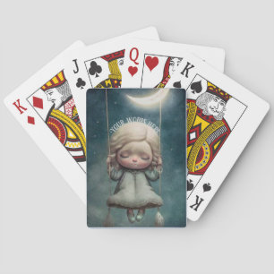Erstellen Sie Ihr eigenes Niedliches Girl Dream on Spielkarten