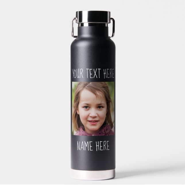 Erstellen Sie Ihr eigenes Niedliches Kid-Foto Trinkflasche (Vorne)