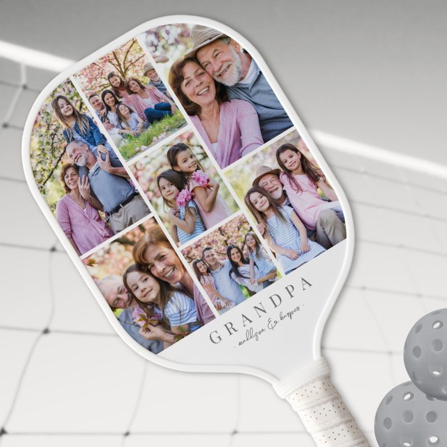Erstellen Sie Ihr eigenes Opa-Foto Pickleball Schläger (Create Your Own Grandpa Photo Pickleball Paddle)