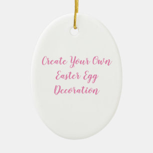Erstellen Sie Ihr eigenes Ostereier Keramik Ornament