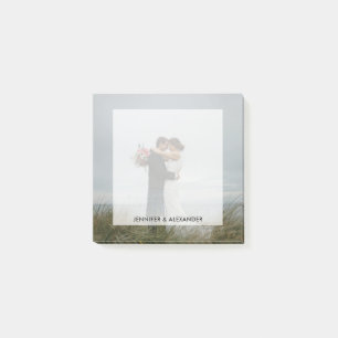 Erstellen Sie Ihr eigenes Paar frisch verheiratete Post-it Klebezettel