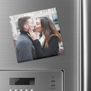 Erstellen Sie Ihr eigenes Paar-Hochzeitsfoto-Gesch Magnet