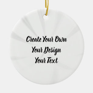 Erstellen Sie Ihr eigenes Personalisiert Keramik Ornament