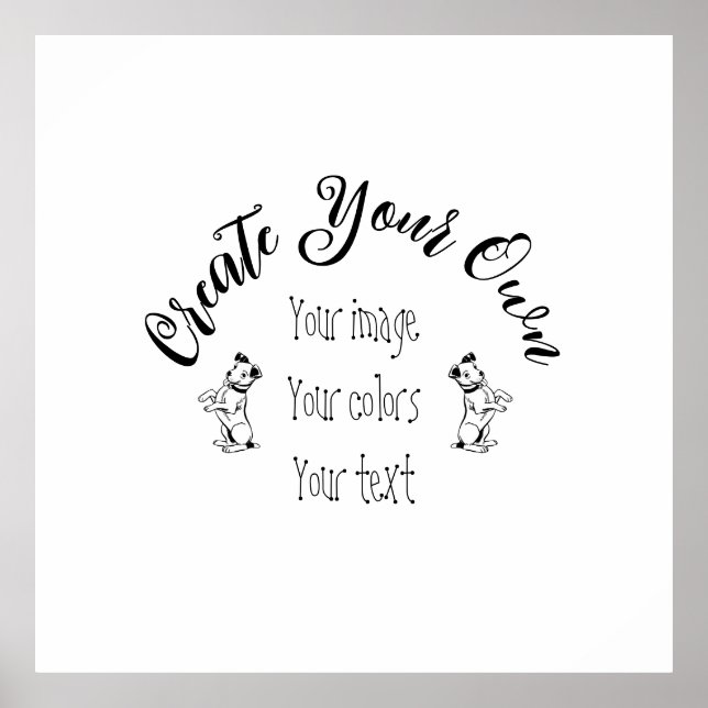 Erstellen Sie Ihr eigenes Personalisiert Poster (Vorne)