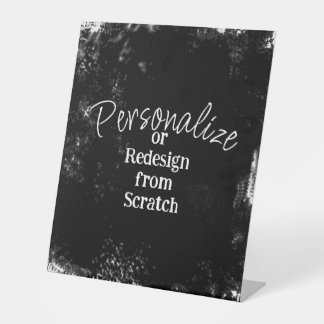 Erstellen Sie Ihr eigenes Personalisiert Sockelschild
