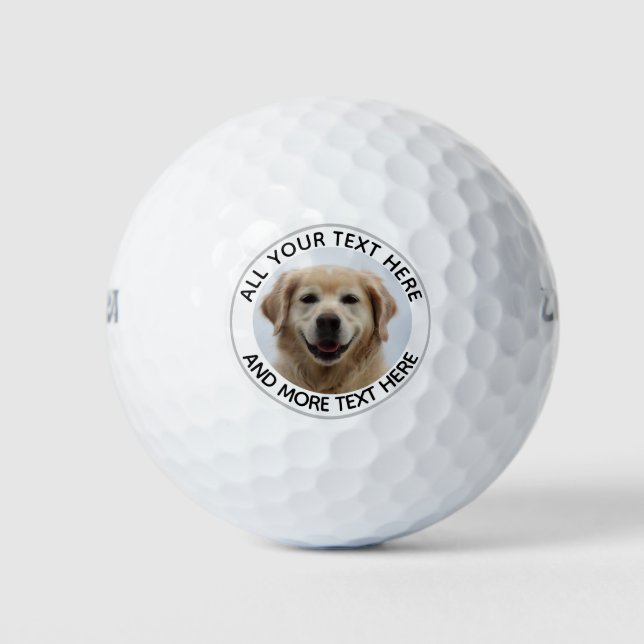 Erstellen Sie Ihr eigenes Personalisiertes Foto Golfball (Vorderseite)
