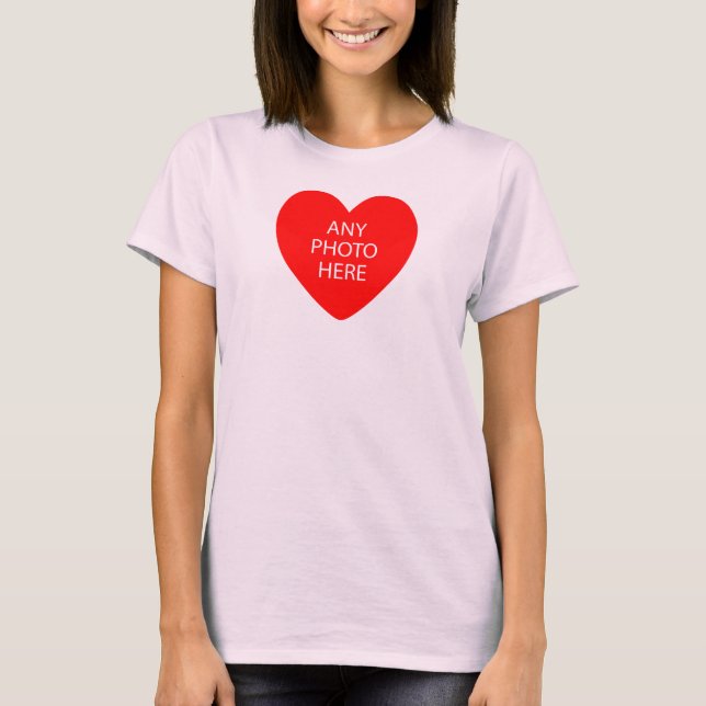 Erstellen Sie Ihr eigenes Personalisiertes Foto HE T-Shirt (Vorderseite)