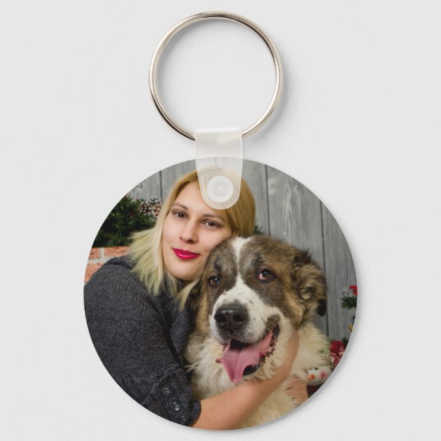 Erstellen Sie Ihr eigenes Personalisiertes Foto Schlüsselanhänger (Vorderseite)