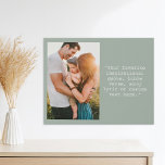 Erstellen Sie Ihr eigenes Personalisiertes Foto un Künstlicher Leinwanddruck<br><div class="desc">Erstellen Sie Ihre eigene,  maßgeschneiderte Wand-Leinwand mit einem Ihrer Fotos und einem personalisierten Text in minimalistischer Schrift.</div>