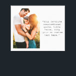 Erstellen Sie Ihr eigenes Personalisiertes Foto un Leinwanddruck<br><div class="desc">Erstellen Sie Ihre eigene,  maßgeschneiderte Wand-Leinwand mit einem Ihrer Fotos und einem personalisierten Text in minimalistischer Schrift.</div>