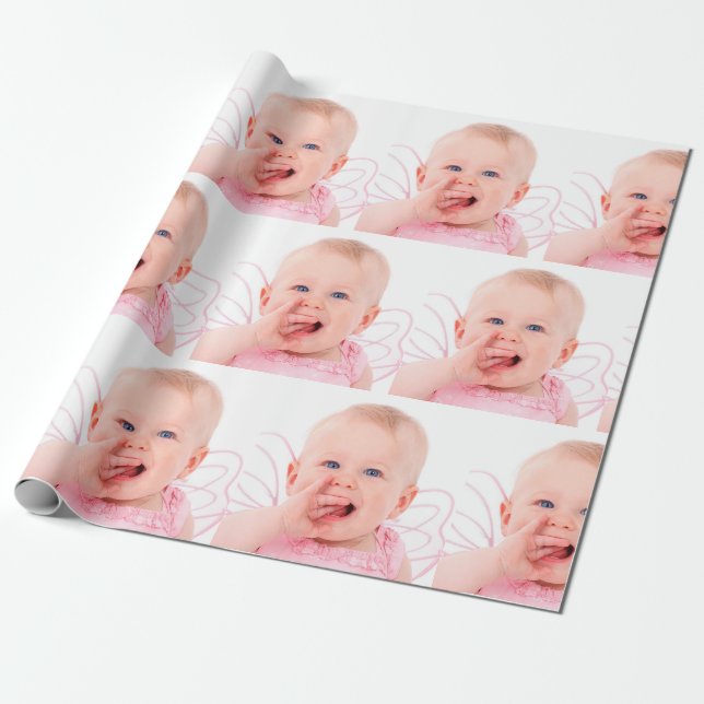 Erstellen Sie Ihr eigenes Personalisiertes Foto We Geschenkpapier (Ungerollt)
