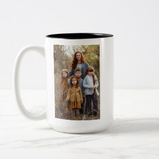 Erstellen Sie Ihr eigenes personalisiertes Foto Zweifarbige Tasse