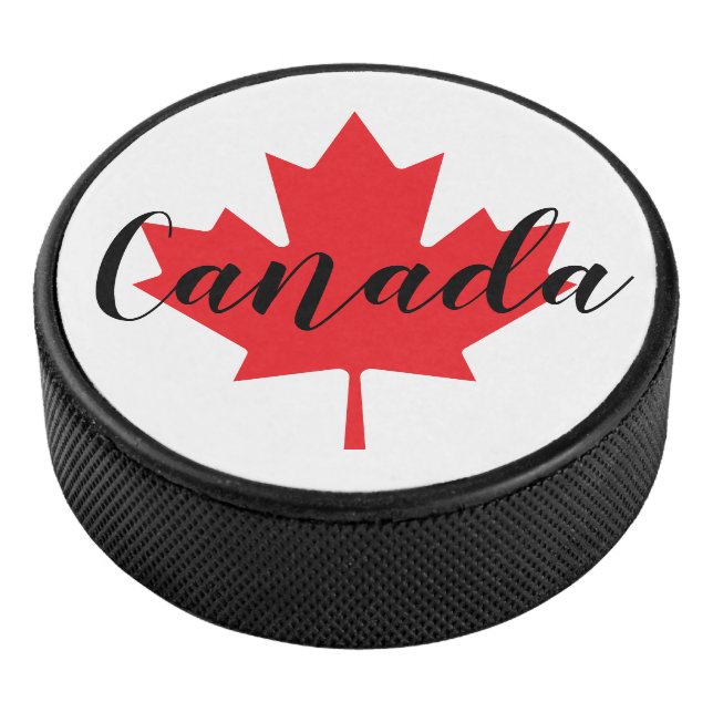 Erstellen Sie Ihr eigenes Personalisiertes Kanada  Eishockey Puck (3/4)