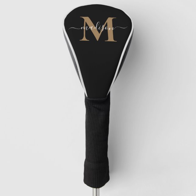 Erstellen Sie Ihr eigenes Personalisiertes Monogra Golf Headcover (Vorderseite)