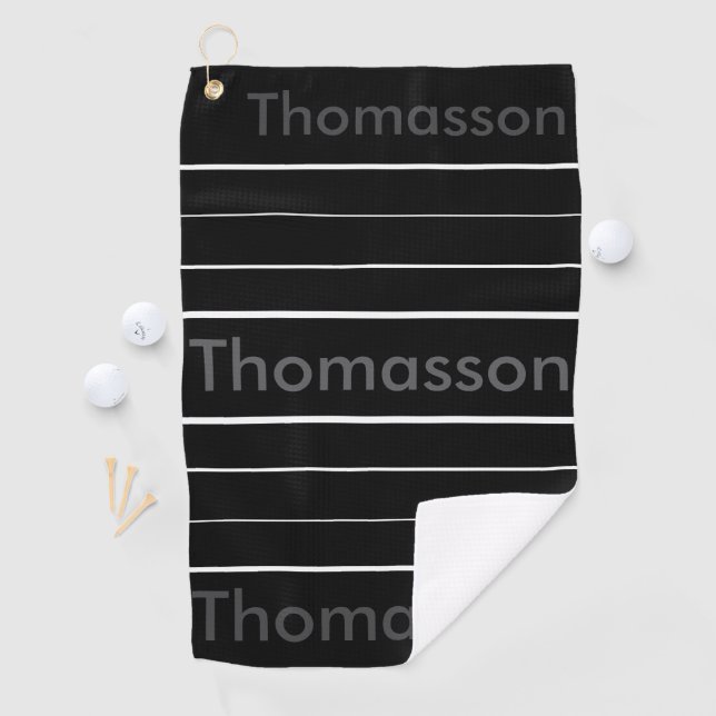 Erstellen Sie Ihr eigenes Personalisiertes Monogra Golfhandtuch (Insitu)