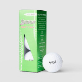Erstellen Sie Ihr eigenes personalisiertes Namensm Golfball
