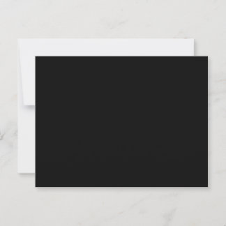 Erstellen Sie Ihr eigenes Personalisiertes Schwarz Postkarte