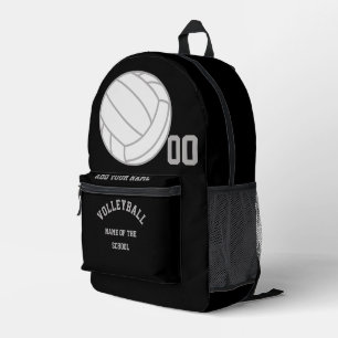 Erstellen Sie Ihr eigenes Personalisiertes Volleyb Bedruckter Rucksack