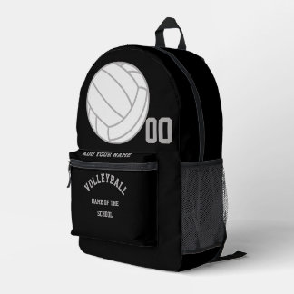 Erstellen Sie Ihr eigenes Personalisiertes Volleyb Bedruckter Rucksack