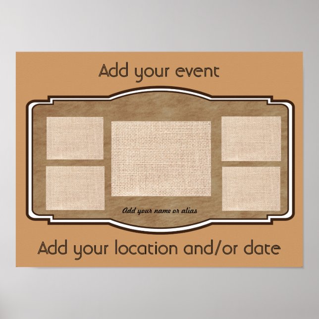 Erstellen Sie Ihr eigenes Poster (Vorne)