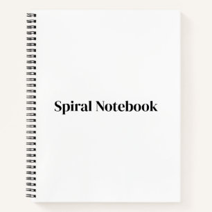Erstellen Sie Ihr eigenes Premium   8,5" x 11" Spi Notizbuch